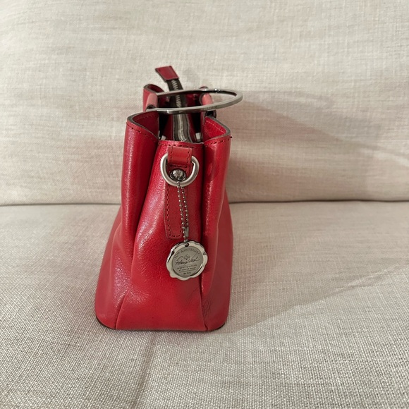 Patricia Nash Empoli leather satchel (scarlet) - Picture 7 of 12